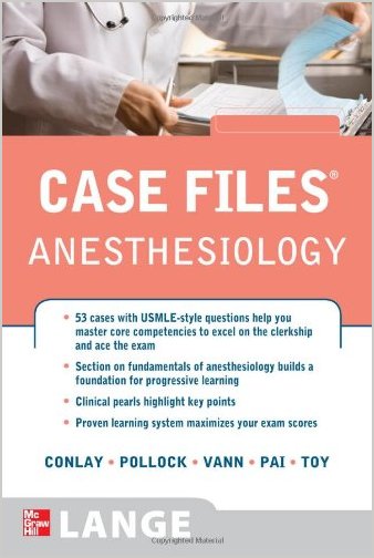 Clinical cases in anesthesia / edited by Allan Reed Francine S. Yudkowitz
